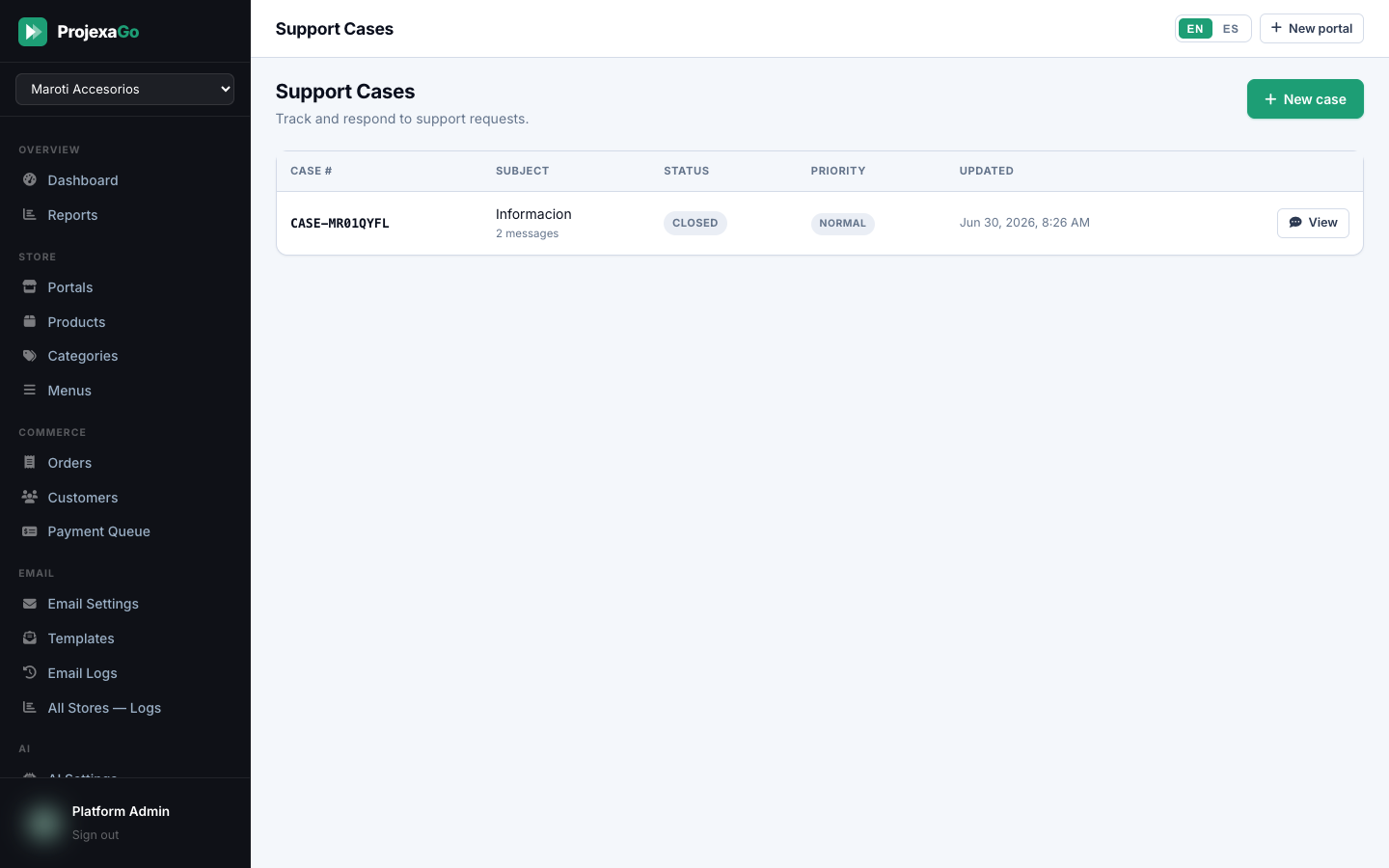 19 support list